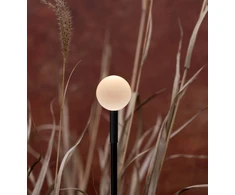 2W LED įsmeigiamas/pastatomas šviestuvas LINFA O 80, juodas, 3000K