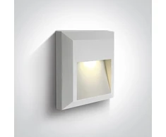 2W LED sieninis šviestuvas, baltas, 2700/3300/4000K, IP65, 67388B/W/V
