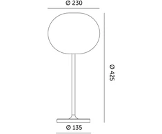 2W LED stalo šviestuvas VENEZIA S, juodos/baltos sp., 2700K, IP54, su baterija