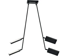 2x18W LED lubinis šviestuvas BOOK, juodas