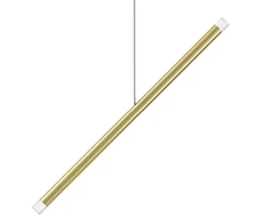 2x1W LED pakabinamas šviestuvas A-TUBE NANO DUO, aukso sp., 2700K, dimeriuojamas