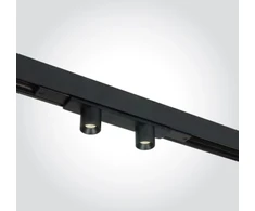 2x2W LED šviestuvas į magnetines sistemas ONELIGHT MINI/MIDI, juodas, 3000K, 42128A/B/W