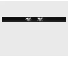 2x2W LED šviestuvas TUB XS A 22 į magnetinę sistemą IN_LINE, chromo sp., 3000K, 48V, 36°