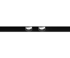 2x2W LED šviestuvas TUB XS A į magnetinę sistemą IN_LINE, baltas, 3000K, 48V, 36°