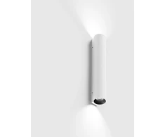 2x3,3W LED sieninis šviestuvas TUB S 200 RIB, baltas, 3000K, 60°, šviečia į viršų ir į apačią