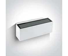 2x6W LED sieninis šviestuvas, baltas, 3000K, 67374A/W/W