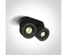 2x8W LED lubinis šviestuvas, juodas, 3000/3500/4000K, 12208LA/B/V
