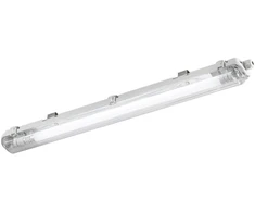 2xT8 šviestuvas ATLANTIC, baltas, 60cm, be lempų, IP65