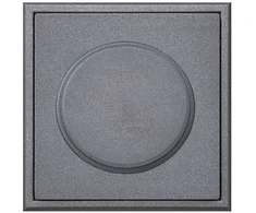3-100W LED šviesos ryškumo reguliatorius MODERN, be rėmelio, juodas