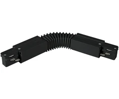 3 fazių bėgelių lankstus sujungimas, juodas, 6CON411608N
