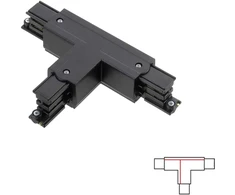 3 fazių bėgelių T formos dešinysis sujungimas, juodas, 6CON411606D1N