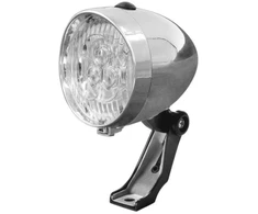 3 LED priekinis žibintas sidabrinis JY-592