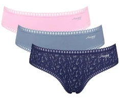 3 porų moteriškos kelnaitės Go Crush Hipster Sloggi