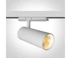 30/35/40W LED akcentinis šviestuvas į 3 fazių bėgelius, baltas, 3000/3500/4000K, 65606DT/W/V