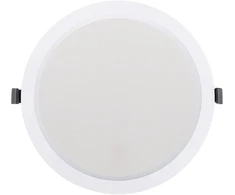 30/35/42W LED įleidžiamas šviestuvas COMFORT, baltas, 3000/4000K, 100°, IP44, DALI