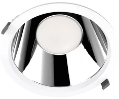 30/36/42W LED įleidžiamas šviestuvas COMFORT, baltas, 3000/4000K, 60°, IP44, DALI, UGR19