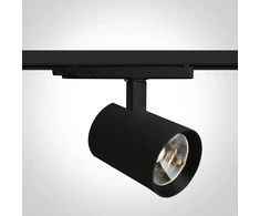 30/40W LED akcentinis šviestuvas į 3 fazių bėgelius, juodas, 3000/3500/4000K, 65670CT/B/V