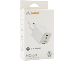 Sbox 30 W GaN USB-C namų įkroviklis