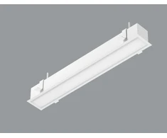 30,5W linijinis įleidžiamas šviestuvas X-LINE G/K LED, baltos sp., 4000K, 1412mm, dešinysis