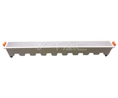 30W įleidžiamas linijinis šviestuvas SLIM V-TAC, baltas, 6400K (šaltai balta)