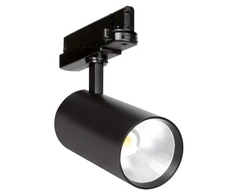 30W LED akcentinis šviestuvas į 3 fazių bėgelius TRACKLIGHT SPOT HE, juodas, 4000K, 24°