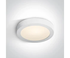 Lubinis šviestuvas 30W LED apvalus plafonas, baltas, 2700/3000/4000K, 62130F/W/V