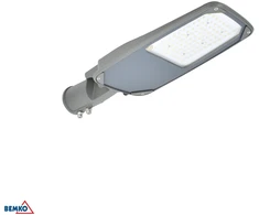 Bemko 30W LED gatvės šviestuvas JAGER, pilkas, 4000K, IP66