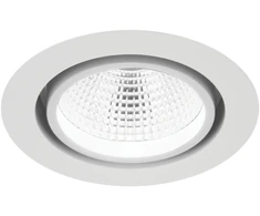 30W LED įleidžiamas šviestuvas LUGSTAR SHOP, baltas, 3250K, 72°