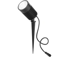30W LED įsmeigiamas lauko šviestuvas TARGET, juodas, RGB, IP67