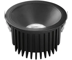 30W LED lauko įleidžiamas šviestuvas QUANTUM, juodas, CCT, IP44