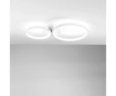30W LED lubinis šviestuvas FREDY, baltas, CCT