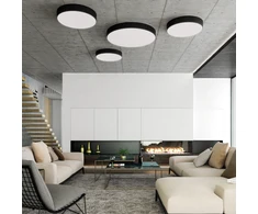 30W LED lubinis šviestuvas ISIA, juodas, 2700/3000/4000K, dimeriuojamas, P3453072NDT
