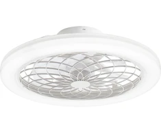 30W LED lubinis šviestuvas su ventiliatoriumi ETESIA, baltas, CCT
