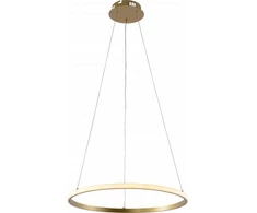 30W LED pakabinamas šviestuvas, 50cm, aukso sp., 3000K-6000K, dimeriuojamas