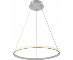 30W LED pakabinamas šviestuvas, 50cm, baltas, 3000K-6000K, dimeriuojamas