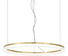 Ideal Lux 30W LED pakabinamas šviestuvas CROWN, žalvario sp., 3000K, 314938