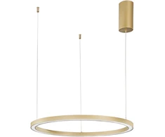 30W LED pakabinamas šviestuvas HOOP, aukso sp., CCT