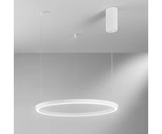 30W LED pakabinamas šviestuvas HOOP, baltas, CCT