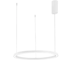 30W LED pakabinamas šviestuvas HOOP, baltas, CCT