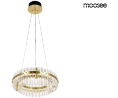 30W LED pakabinamas šviestuvas SATURNUS, aukso sp., 3000K