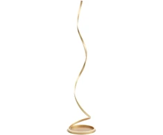 30W LED pastatomas šviestuvas SCROLL, matinės bronzos sp., 3000/4000/6000K, dimeriuojamas, 01-4282