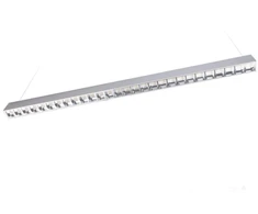 Pakabinamas šviestuvas 30W LED paviršinis/pakabinamas linijinis šviestuvas KOLINE K2 PROFESSIONAL, baltas, 3000/4000/6500K, UGR19