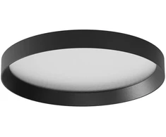 Lubinis šviestuvas 30W LED paviršinis šviestuvas DAMA, juodas, 3000/4000/5000K, 35cm, 01-3753