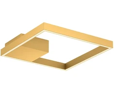Lubinis šviestuvas 30W LED paviršinis šviestuvas FEBE, matinės aukso sp., 4000K, dimeriuojamas, 01-2854