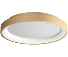 Lubinis šviestuvas 30W LED paviršinis šviestuvas ICONIC, matinės aukso sp., 3000/4000K, dimeriuojamas, 01-3903