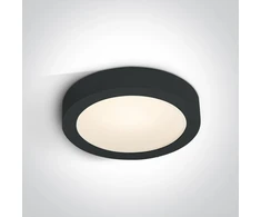 Lubinis šviestuvas 30W LED plafonas, juodas, 2700/3000/4000K, IP40, 62130F/B/V