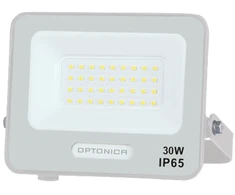 30W LED prožektorius, baltas, 3000K