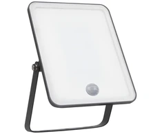 30W LED prožektorius ESSENTIAL, juodas, 3000K, su judesio davikliu