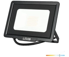 30W LED prožektorius MH, juodas, 6500K