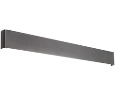 30W LED sieninis šviestuvas PEPAS, juodas, 3000K